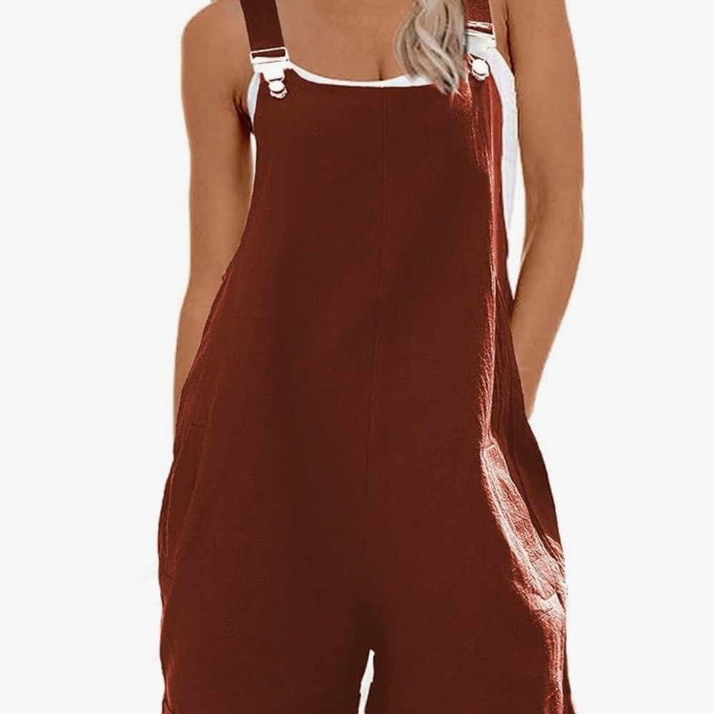 Rust Orange Overalls - Picture 2 of 4